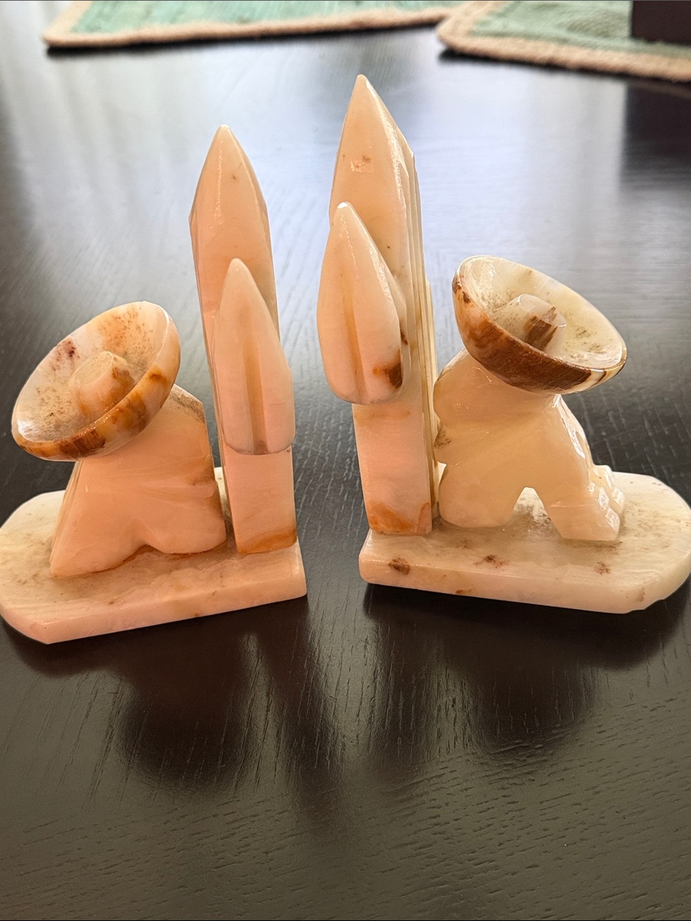 Southwestern Onyx Bookends